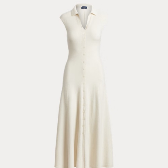 Polo by Ralph Lauren Ivory Maxi Dress - Picture 1 of 2